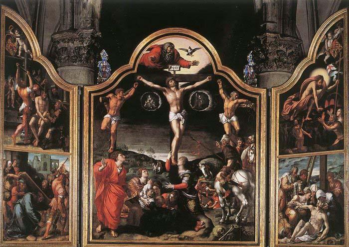 Bernaert Van Orley Altarpiece of Calvary oil painting image